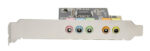 POWERTECH κάρτα επέκτασης ήχου PCIe σε 2x channel audio ST13, CMI8738 + ASM1083 - Image 3
