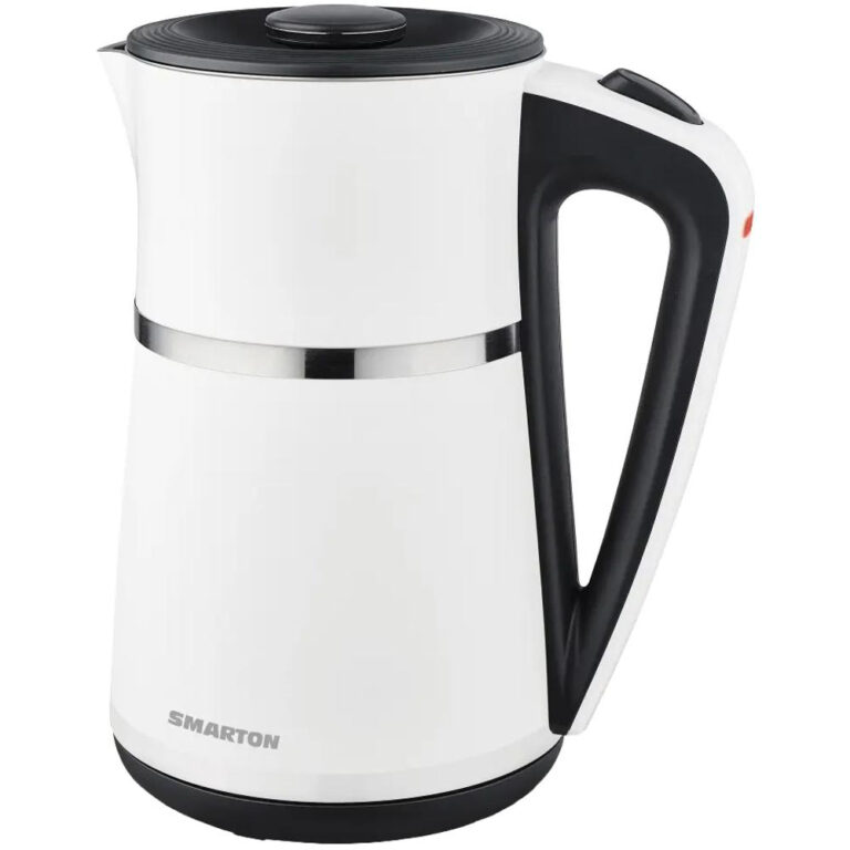 Βραστήρας Smarton WK 620 1.7lt 2200W με Διπλό Τοίχωμα Διακόπτη On/Off και Προστασία Υπερθέρμανσης Ασπρόμαυρος