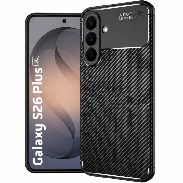 Θήκη Ancus AutoFocus Carbon Fiber για Samsung Galaxy S26+ 5G Μαύρη