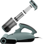 Σκούπα Χειρός Sencor SVC 440BL 350W για Στρώματα με Κυκλική Βούρτσα Φίλτρο HEPA UV και Κυκλωνική Τεχνολογία Μπλε - Image 2