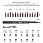 BEST set κατσαβιδιών ακριβείας BST-8930A, 22 τεμάχια - Image 3