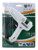 BEST Πιστόλι θερμικής σιλικόνης BST-B-F, 40W, λευκό - Image 6