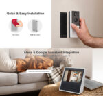BOTSLAB smart κουδούνι με κάμερα R801, 3MP/2K, WiFi, 5000mAh - Image 6
