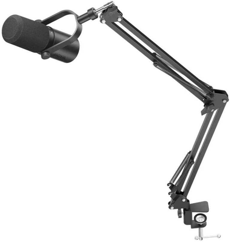 BOYA CastMic P60B - XLR & USB-C Dual-Diaphragm USB Microphone & Arm 24bit 192kHz Plug&Play