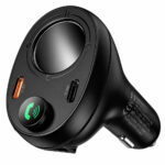 Bluetooth FM Transmitter Hoco E88 Star 120W με 1xUSB-A 2xUSB-C PD20W QC3.0 BT v5.4 με Υποδοχή Αναπτήρα Μαύρο - Image 3