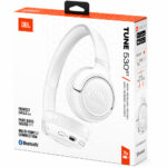 Bluetooth Stereo Ακουστικά JBL Tune 530BT On-ear με Pure Bass 2-Mic BT6.0 και έως 76h Playtime Λευκά - Image 2
