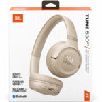 Bluetooth Stereo Ακουστικά JBL Tune 530BT On-ear με Pure Bass 2-Mic BT6.0 και έως 76h Playtime Μπεζ - Image 2