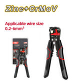 DELI αυτόματος απογυμνωτής καλωδίων DL2017, 0.2-6mm², 200mm - Image 4
