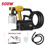 DELI ηλεκτρικό πιστόλι βαφής DC091-1 με δοχείο 800ml, 500W - Image 4