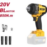 DELI κρουστικό μπουλονόκλειδο μπαταρίας DC234Z