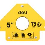 DELI μαγνητική γωνία συγκόλλησης DL-HDW75 με 45°/90°/135° γωνίες