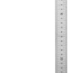 DELI μεταλλικός γωνιακός χάρακας DL302300