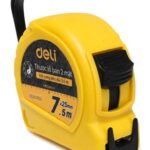 DELI μετροταινία DL270725L με κλείδωμα & clip ζώνης