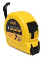 DELI μετροταινία DL270725L με κλείδωμα & clip ζώνης