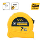 DELI μετροταινία DL270725L με κλείδωμα & clip ζώνης, 7.5m x 25mm - Image 3