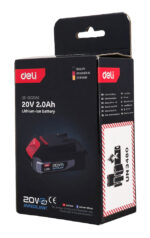 DELI μπαταρία λιθίου για εργαλεία μπαταρίας DE-DC20A2, 20V 2Ah - Image 4