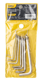 DELI σετ κλειδιά Allen DL3080 σε σχήμα L, με κρίκο κλειδιών, 8τμχ - Image 4