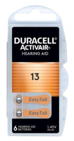 DURACELL μπαταρίες ακουστικών βαρηκοΐας Activair 13