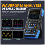 FNIRSI 3 σε 1 παλμογράφος/πολύμετρο/signal generator χειρός 2C53T, επαναφορτιζόμενο - Image 3