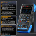 FNIRSI 3 σε 1 παλμογράφος/πολύμετρο/signal generator χειρός 2C53T, επαναφορτιζόμενο - Image 6