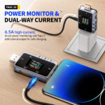 FNIRSI USB tester φόρτισης FNAC-28, USB & USB-C - Image 3