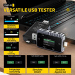 FNIRSI USB tester φόρτισης FNAC-28, USB & USB-C - Image 5