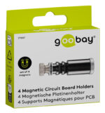 GOOBAY μαγνητικές βάσεις στήριξης πλακέτας 77997 για συγκόλληση, 4τμχ, μαύρο - Image 6
