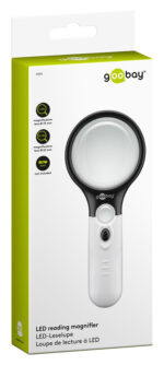 GOOBAY μεγεθυντικός φακός χειρός 41255 με φωτισμό LED, 1.75x & 12.25x - Image 3