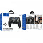 Gamepad Hoco GA32 Dragon RGB 600mAh BT v5.1 Dual Motor Δόνηση Θύρα AUX και Κουμπί Mute Συμβατό με PS5 Μαύρο - Image 2