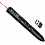 Hoco GM203 Touch Smart Active Pen 2.4GHz 180mAh Ιδανικό για Έλεγχο Παρουσιάσεων και Laser Pointer Μαύρο