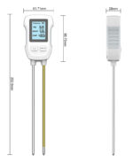 INHOCON 3 σε 1 ψηφιακός μετρητής εδάφους SGS07, PH/υγρασία/θερμοκρασία - Image 4