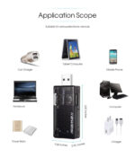 KEWEISI Συσκευή ελέγχου θύρας USB KWS-10VA, 2x USB Output, 3-9V - Image 4