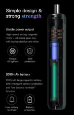 KINGSDUN σετ ηλεκτρικό κατσαβίδι KS-882042 με LED φακό, 2000mAh, 35 σε 1 - Image 5