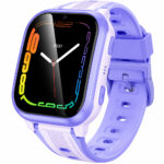 Kids Smartwatch Hoco Y108 4G 730mAh 1.69” LCD με GPS IPX7 και Δυνατότητα Κλήσεων Μωβ