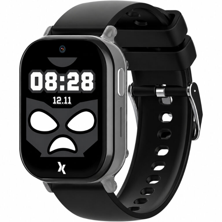 Kids Smartwatch Maxcom FW49 Kiddo 4G 1.52” IPS 670mAh IP67 με 20mm Silicon Band και SOS Button με Δυνατότητα Κλήσεων Μαύρο