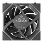 LIAN LI UNI FAN TL LCD FLEX Reversal Black Wireless 120  3PCS WithOUT controller Case Fan - Image 4