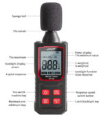 NOYAFA ψηφιακό ντεσιμπελόμετρο NF-562, 30-130dB - Image 6