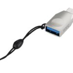 OTG Hoco UA9 USB-C σε USB 3.0 Θηλυκό Ασημί