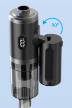 POWERTECH 2 σε 1 σκουπάκι χειρός & air duster PT-1576, 50W, 3600mAh, μαύρο - Image 6