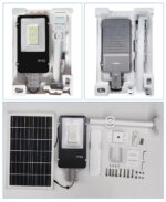 POWERTECH LED ηλιακός προβολέας HLL-0124 με χειριστήριο, 80W, 5000mAh - Image 4