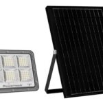 POWERTECH LED ηλιακός προβολέας PT-1458 με τηλεχειριστήριο