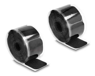 POWERTECH αυτοκόλλητα τύπου Velcro TIES-067 σε ρολό 5m