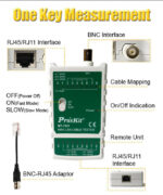 PROSKIT tester καλωδίων δικτύου MT-7031 για RJ45/11/12/22 & BNC - Image 3