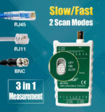 PROSKIT tester καλωδίων δικτύου MT-7031 για RJ45/11/12/22 & BNC - Image 4