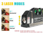 PROSKIT γραμμικό αλφάδι laser PD-161-C με κόκκινη δέσμη, μετροταινία - Image 4