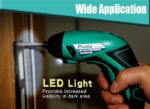 PROSKIT ηλεκτρικό κατσαβίδι PT-1362U με 4 μύτες, LED φακός, 1500mAh - Image 5