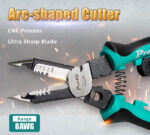 PROSKIT πολυλειτουργική πένσα απογύμνωσης καλωδίων CP-420, 5 σε 1, 225mm - Image 5