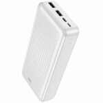 Power Bank Borofone BJ78A 20000mAh 5V/2A με 4 Θύρες 1xUSB-C 2xUSB-A 1xMicroUSB και LED Ένδειξη Μπαταρίας Λευκό