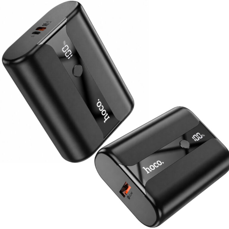 Power Bank Hoco Q3 Pro Mini 10000mAh 22.5W PD20W Super Fast Charge 1xUSB-C 1xUSB-A 1xMicroUSB  και LED Ένδειξη Μαύρο