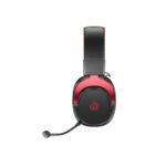 QCY Heroad VT200 Pro Tri-mode Red Wired/Wireless/BT Gaming Headset 53mm Metal Headband PS4/PS5/PC - Image 3